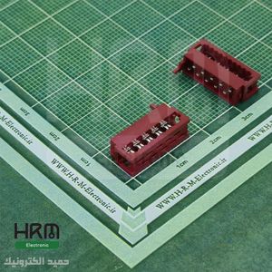 کانکتور micro match (دیل سوکت) نر صاف 10پین (2.54mm)