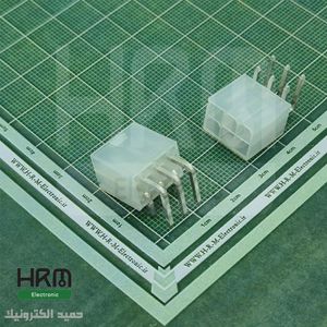 کانکتور مولکسی 6 پین نر رایت ATX (2*3)