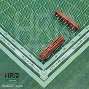 کانکتور micro match (دیل سوکت) ماده صاف 18پین (2.54mm)