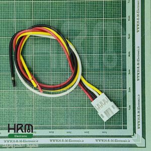 کانکتور مینیاتوری PH سیمدار نر بین‌راهی 4 پین (2.00mm)