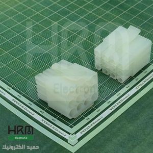 کانکتور L6. 2 مادگی 12 پین (4*3) 6.2mm