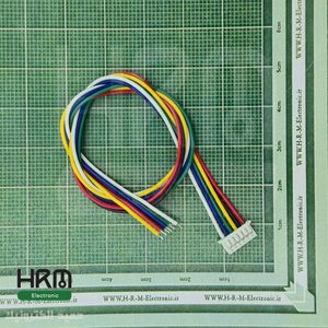 کانکتور مینیاتوری FH سیمدار مادگی 6 پین (1.25mm)