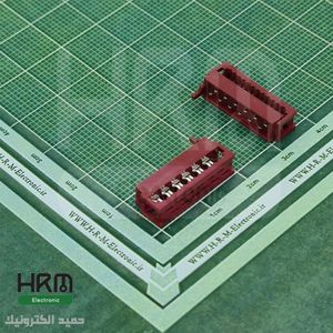 کانکتور micro match (دیل سوکت) نر صاف 12پین (2.54mm)
