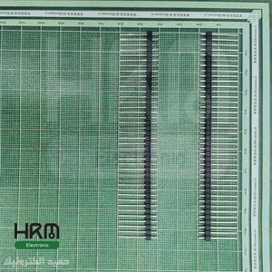 پین‌هدر نری 40*1 پین صاف 19 میلی‌متر (2.54mm)