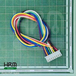 کانکتور دزدگیری XH سیمدار مادگی 8 پین (2.5mm)