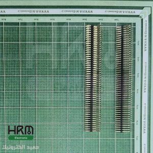 پین‌هدر نری 40*2 پین رایت انگل (1.27mm)