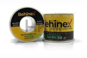 سیم قلع 0.8mm بهینکس 50gr