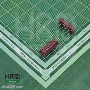 کانکتور micro match (دیل سوکت) ماده صاف 10پین (2.54mm)