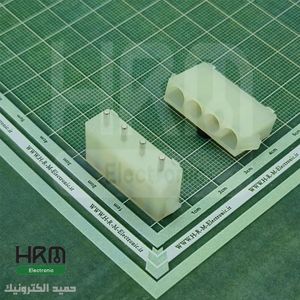 کانکتور (L6. 3) CF نری صاف 4 پین (4*1) 6.35mm