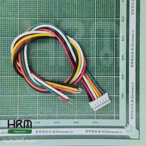 کانکتور ZH سیمدار مادگی 6 پین (1.5mm)