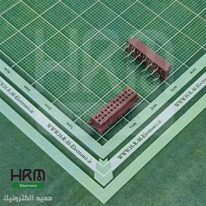 کانکتور micro match (دیل سوکت) ماده صاف 12پین (2.54mm)