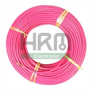 سیم‌افشان تمام مس صورتی 0.25mm²