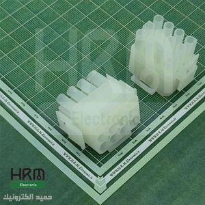 کانکتور (L6. 3) CF نری بین راهی 12 پین (4*3) 6.35mm