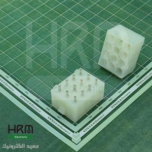 کانکتور (L6. 3) CF نری صاف 12 پین (4*3) 6.35mm