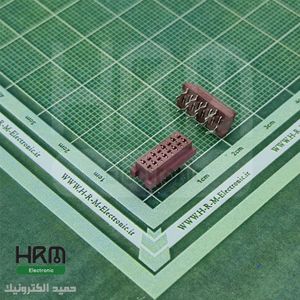 کانکتور micro match (دیل سوکت) ماده صاف 8پین (2.54mm)