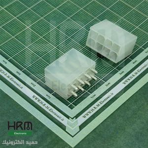کانکتور مولکسی 8 پین نر صاف ATX (2*4)