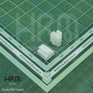 کانکتور مینیاتوری قفلدار HY مادگی 3 پین تک ردیفِ (2mm)
