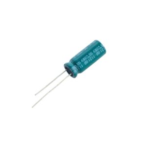 خازن الکترولیتی 270uF / 35V تایوانی مارک TAICON با طول عمر بالا