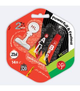 چسب دوقلو فولاد هل HEL تیوپی 14گرمی طرح زبل (Zbl14)