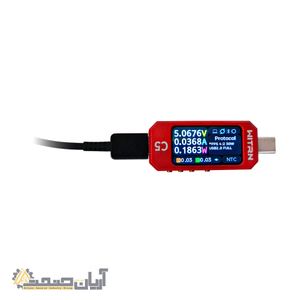 تستر USB مدل WITRN C5 – ابزار حرفه‌ای اندازه‌گیری ولتاژ، جریان و تست شارژ سریع