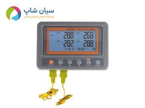 دیتالاگر دما 4 کانال AZ88598 | تیپ K  تا 1370 درجه با کارت SD