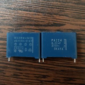 OKAYA 275VAC 220nF – خازن MKT