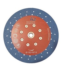 صفحه سایز 180 برش الکتروپلیت فلنج دار رزوه M14 آزد AZ
