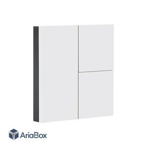 باکس کلید هوشمند مکانیکی سه پل سفید مدل S914-A1P3 با ابعاد 40×86×86 میلی متر