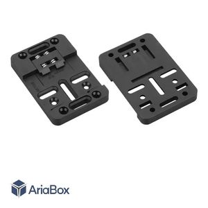 براکت ریلی پلاستیکی الکترونیکی صنعتی مدل 4870B با ابعاد 8×48×70 میلی متر