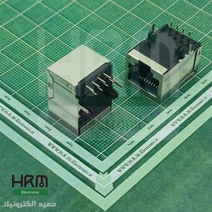 سوکت شبکه RJ45 مادگی رایت 8پین (Medium)