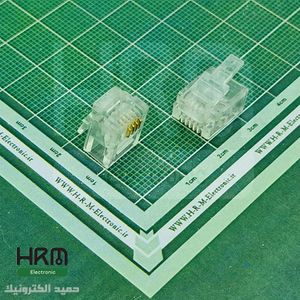 کانکتور مخابراتی 2510 نری 6 پین صاف (2.54mm)