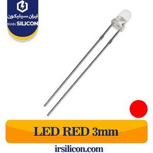 LED های برایت (شفاف) قرمز 3mm