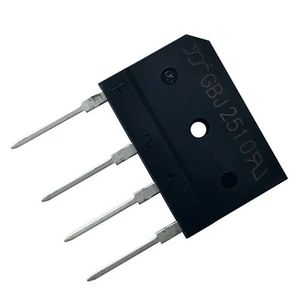 پل دیود GBJ2510 تخت شانه ای 1000V/25A