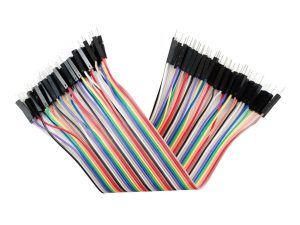 سیم جامپر نر به نر 30cm فلت 20 رشته