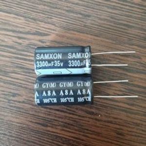 SAMXON 35V 3300uF – خازن الکترولیت، 35 ولت، 3300میکروفاراد