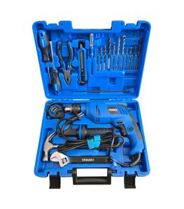 کیت 20 پارچه دریل چکشی 650 وات سه نظام 13 بهمراه ابزار دستی ویوارکس VIVAREX مدل VR6520-IDK  گارانتی 12 ماهه