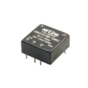مبدل کاهنده روبردی ایزوله 24V به 12V توان 10W مدل URB2412YMD-10WR3