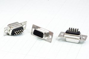 دی کانکتور D15PIN FEMALE VGA ST / TAIWAN
