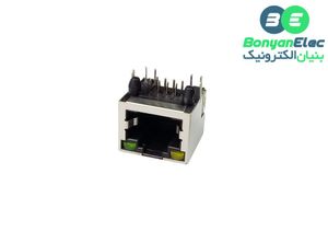 کانکتور شبکه RJ45 فلزی ساده چراغدار