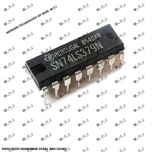 آی سی تی تی ال SN74LS379N  / TEXAS PORTUGAL