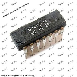 آی سی تی تی ال U74HCT74  / GDR