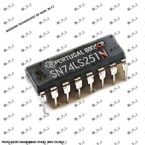 آی سی تی تی ال SN74LS251N  / TEXAS PORTUGAL