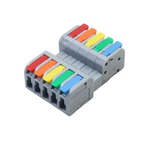 ترمینال 5 به 5 کانال Lever Nuts مدل DF-2604D14