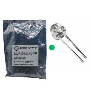 ال ای دی کلاهی سبز برند AC/DC POWER بسته 500 عددی