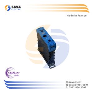 رله الکترونیکی (SSR) تک فاز باریک هیت سینک دار 25 آمپر SUL842070 سلدوک فرانسه