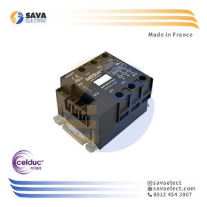 رله الکترونیکی (SSR) سه فاز 75 آمپر SVT967360 سلدوک فرانسه