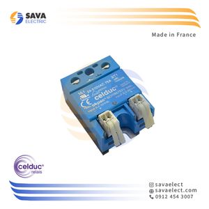 رله الکترونیکی (SSR) تک فاز دو تحریکه 75 آمپر SOR867070 سلدوک فرانسه