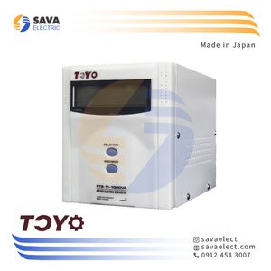 استابلایزر تک فاز سروو موتوری 1KVA عمودی Toyo STB-11-1000 تویو ژاپن