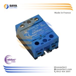 رله الکترونیکی (SSR) تک فاز 75 آمپر SO867070 سلدوک فرانسه