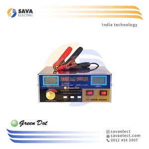 شارژر اتوماتیک باتری 24 & 12 ولت 18 آمپر گرین دات
